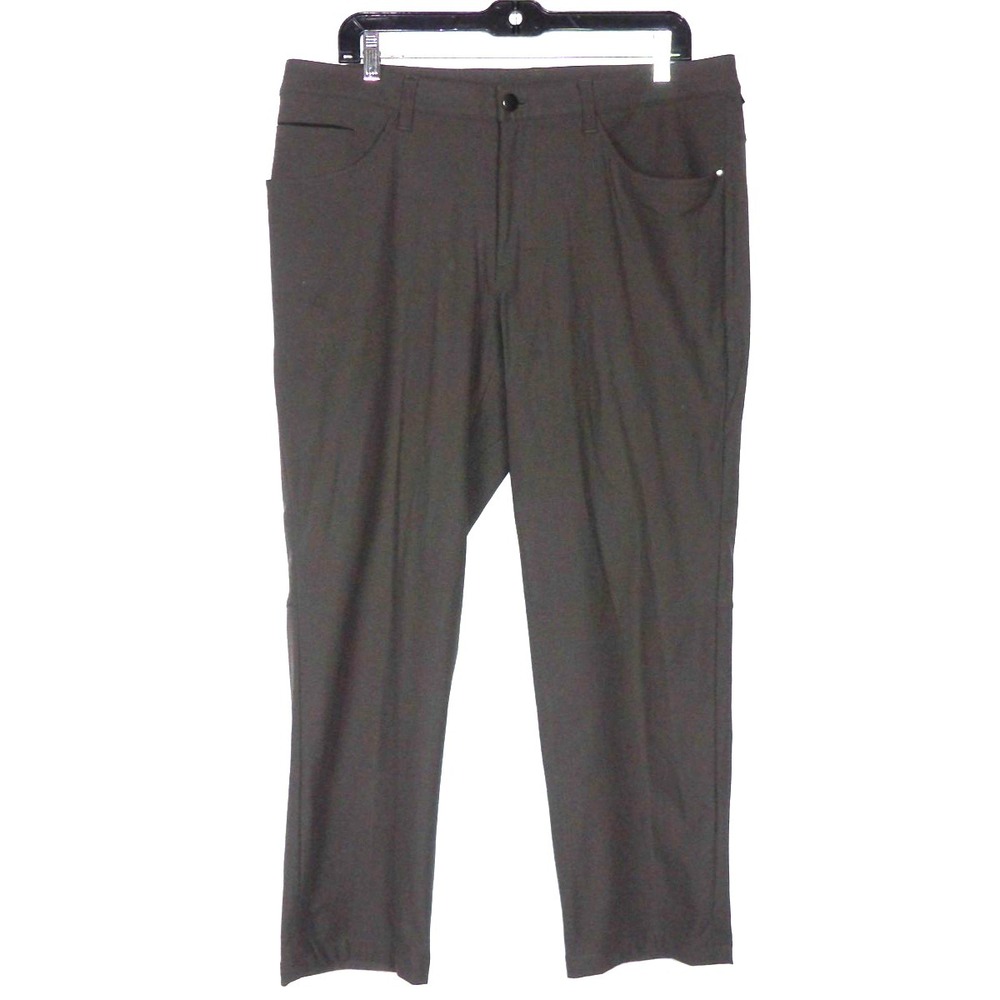 Lululemon Dark Gray Stretch ABC Performance Chino Pants Men's 36 X 28